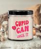 Anti Valentines Day, Anti Valentine, Galentine, Galentines Day, Cupid Can Suck It, Sarcastic 9 oz Vanilla Soy Wax Candle view 2
