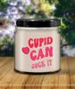 Anti Valentines Day, Anti Valentine, Galentine, Galentines Day, Cupid Can Suck It, Sarcastic 9 oz Vanilla Soy Wax Candle view 4