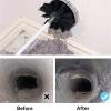 chimney sweep kit Flexible Dryer Vent Cleaning Kit Lint Remover Dryer Vent Brush Cleaning Kit Fireplace Chimney Brushes , 9/18 Rods And Brush Head Use With Or Without A Power Drill ( Color : 9 Rods , view 4