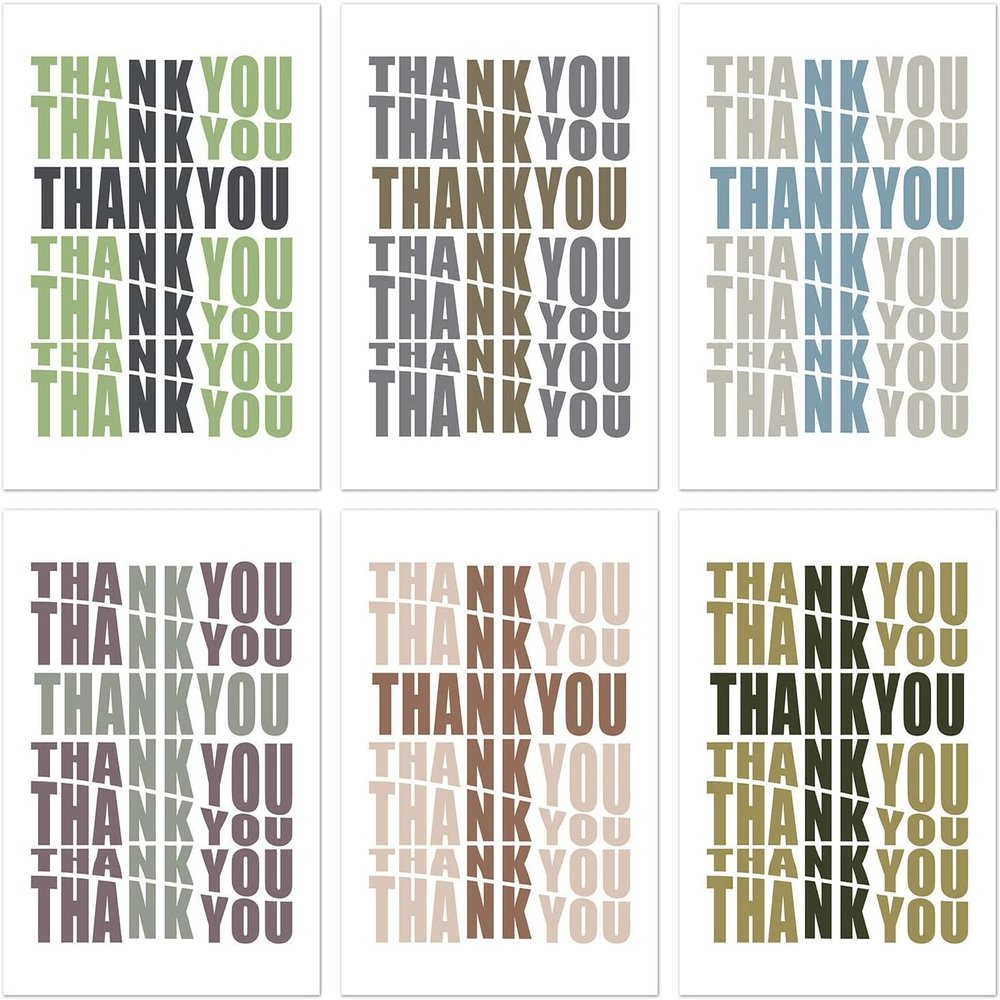 Small World Greetings Cross Thank You Cards 12 Count - Blank Inside with Envelopes - A2 Size (5.5x4.25) - Church Events, Baptisms, Confirmations, First Communion, and More