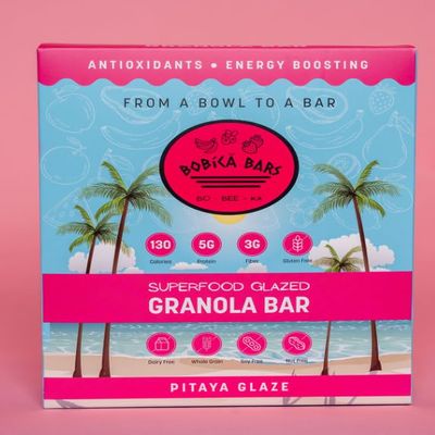 Bobca Bars Superfood Glazed Granola Bars (Pitaya Glaze)