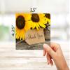 Small World Greetings Flower Thank You Cards 12 Count - Blank Inside with Envelopes - A2 Size (5.5x4.25) - Family, Friends, Colleagues, and More view 3