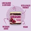 Smash Foods Cherry Pomegranate Jam | Low-Calorie, No Sugar Added Keto Jam with Upcycled Fruit & Chia Seeds | Vegan, Paleo Superfood Fruit Spread (6 Jars) view 3