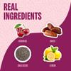 Smash Foods Cherry Pomegranate Jam | Low-Calorie, No Sugar Added Keto Jam with Upcycled Fruit & Chia Seeds | Vegan, Paleo Superfood Fruit Spread (6 Jars) view 4