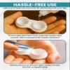 SPORTS WORLD VISION 3pcs OptiCool Contact Lens Cases - Metallic Design Contact Lenses Case Box - Cute Screw Top Contact Solution Holder Same Style Per Order view 4