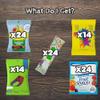 Fruit Snacks Variety Pack  Bulk Assortment of Individually Wrapped Fruit Flavored Snacks for Kids and Adults  100 Count Snack Box Assembled by Bussin Boxes view 2