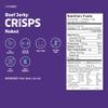 People's Choice Beef Jerky - Jerky Crisps - Naked - Three Ingredients - Beef, Water, Sea Salt - Sugar Free, Zero Carb, Gluten Free, Keto Friendly, Carnivore Diet, 40g Protein per Package - Thin, Crispy, Crunchy - 1.8 OZ (4 Pack) view 2