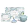 Tea Forte Wellbeing 3-Piece Premium Tea Gift Set with Light Blue Cafe Cup with Lid, Tea Tray and 10 Assorted 2 of Each Variety Organic Handcrafted Pyramid Infuser Tea Bags view 1