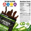 Wicked Cutz Volcanic Jalapeo Spicy Beef Jerky, 27g Protein Per Serving, Tender & Easy to Chew Alternative to Beef Sticks, USA Made High Protein Carnivore Snacks (2 Bags) view 2