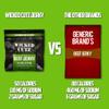 Wicked Cutz Volcanic Jalapeo Spicy Beef Jerky, 27g Protein Per Serving, Tender & Easy to Chew Alternative to Beef Sticks, USA Made High Protein Carnivore Snacks (2 Bags) view 4