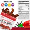 Sriracha Flavored Bacon Jerky, 12g Protein Per Bag, Tender & Easy to Chew Fully Cooked Bacon, USA Made, High Protein Carnivore Snacks (2 Bags) view 2