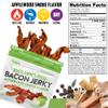 Applewood Smoked Bacon Jerky, 12g Protein Per Bag, Tender & Easy to Chew Fully Cooked Bacon, USA Made High Protein Carnivore Snacks (2 Bags) view 2