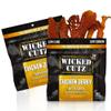 Wicked Cutz Sweet & Savory Chicken Jerky, 30g Protein Per Bag, Tender & Easy to Chew Alternative to Chicken Sticks, USA Made High Protein Carnivore Snacks (2 Bags) view 1
