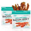 Breakfast Style Bacon Jerky, 14g Protein Per Bag, Tender & Easy to Chew Fully Cooked Bacon, USA Made, High Protein Carnivore Snacks (2 Bags) view 1