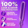 Tampax Radiant Tampons Multipack, with LeakGuard Braid, Light/Regular Absorbency, Up to 100% Leak and Odor Free Protection, Unscented, 26 Count x 3 Packs (78 Count Total) (Packaging May Vary) view 2