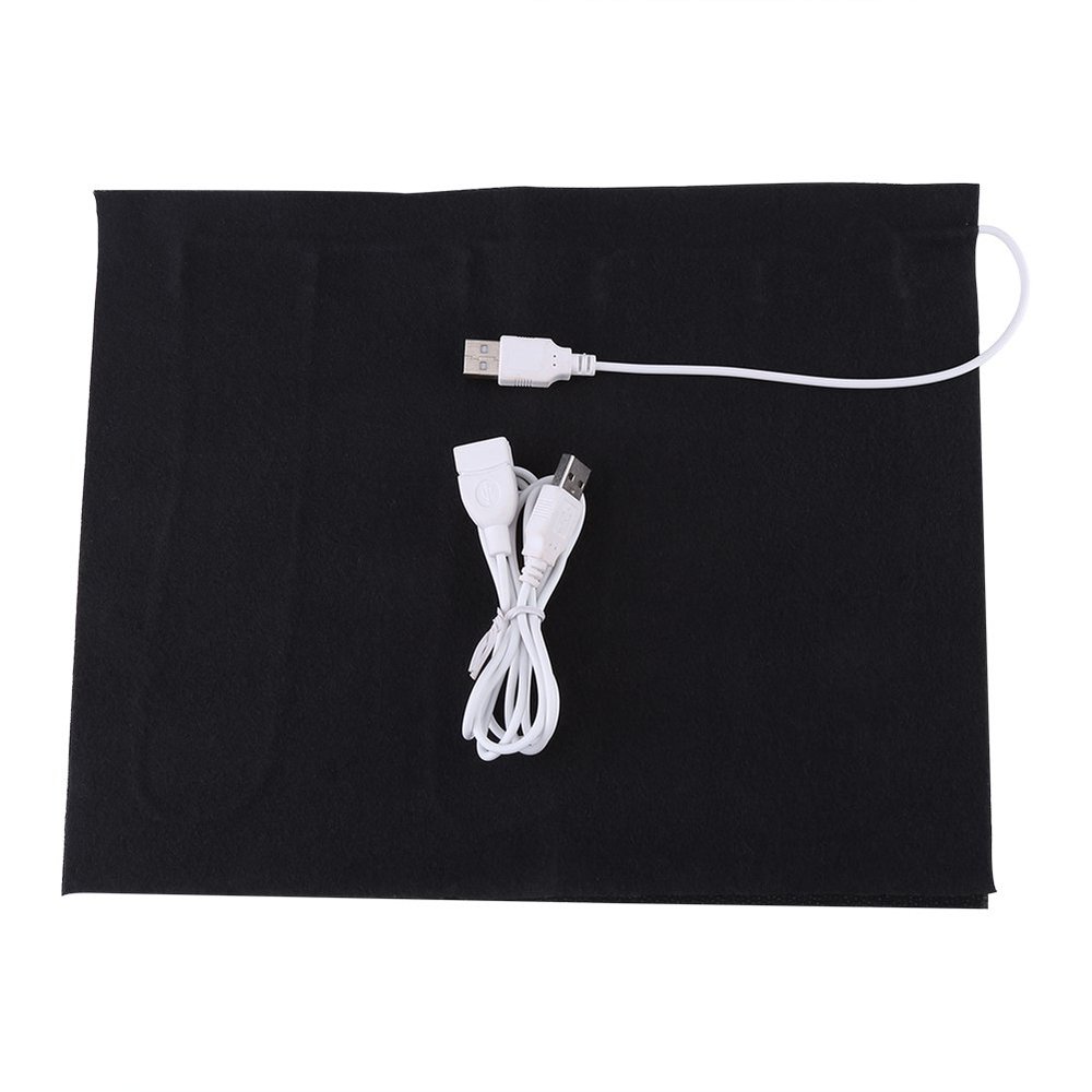 Heating Pad, 5V USB Electric Cloth Heater Pad Heating Pads Film Heater Pads for Clothes Seat Pet Warmer, 35 to 50 with 1.5m USB Cable