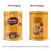 Farmley Protein Dates Bars Jars| Dates Bite with No Added Sugar | Made with Zero Added Sugar | Date, Pistachio, Cashews, Almonds, Honey | Healthy Protein Bars 200 g (Pack of 10) (7.05 Oz) view 3