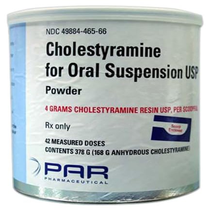 Ascend Labs CHOLESTYRAMINE (CAN) 4 GM (42 SCOOPS) POWDER FOR ORAL SUSPENSION (Can, 368.8 Gram)