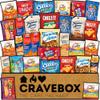 CRAVEBOX Cookies and Crackers Snack Box Variety - Valentines - College Back to School - Gift for Kids, Adults, Guys, and Girls view 1