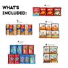 CRAVEBOX Cookies and Crackers Snack Box Variety - Valentines - College Back to School - Gift for Kids, Adults, Guys, and Girls view 2