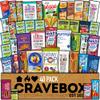 CRAVEBOX Healthy Snacks for Adults (40 count) Valentines Variety Snack Pack - College Back to School view 1