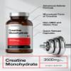 Horbach Creatine Monohydrate Capsules | 3500mg | 300 Count | Non-GMO and Gluten Free Supplement view 3
