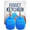Hoglet Mini Keychain by Hedgehog Health  Soft, Smooth, Lightweight, and Silent Fidget for Stress Relief. Perfect Sensory Tool That is Tactile, Calming, Relaxing, and Ideal for Special Needs Children. view 1