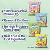 Assorted Fruit Snacks For Easter - Mixed Fruit Flavor - 80 Count x 0.8 oz Individual Single Serve Bags - 100% DV Vitamin C - Peanut & Fat Free - No High Fructose Corn Syrup view 4