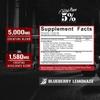 5% Nutrition CreaTEN Creatine Complex + Accelerators | Flavored Creatine Powder for Muscle Gain | Max Power, Strength, Endurance, & Recovery (Blueberry Lemonade) view 2