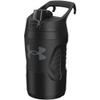 Under Armour 32 oz Insulated Water Bottles - Sports Water Jug with Fence Hook, Leak Resistant for Baseball, Football & More, 32 oz Insulated, Black/Black view 1