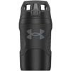 Under Armour 32 oz Insulated Water Bottles - Sports Water Jug with Fence Hook, Leak Resistant for Baseball, Football & More, 32 oz Insulated, Black/Black view 2