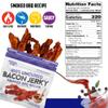 Smoked BBQ Bacon Jerky, 24g Protein Per Bag, Tender & Easy to Chew Fully Cooked Bacon, USA Made High Protein Carnivore Snacks (2 Bags) view 2