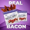 Smoked BBQ Bacon Jerky, 24g Protein Per Bag, Tender & Easy to Chew Fully Cooked Bacon, USA Made High Protein Carnivore Snacks (2 Bags) view 3