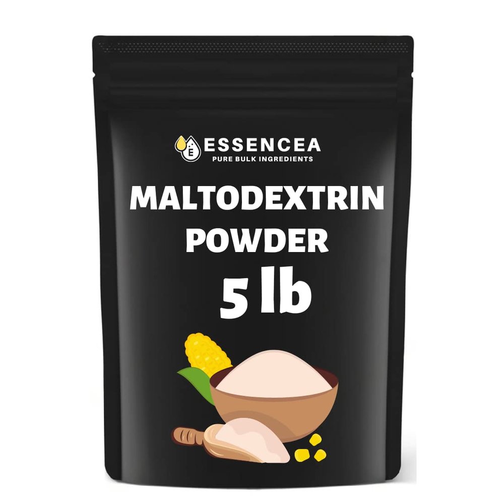 Essencea Maltodextrin Powder 5lb Pure Bulk Ingredients | Carbohydrate Powder - Carb Powder - Workout Powder Bulk Bag (80 Ounces) [Packaging May Vary]