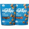 HighKey Sugar Free Cookies Variety 2-Pack - Keto Snack Pack Zero Carb No Sugar Chocolate Chip Cookies + Snickerdoodles Low Carb Snacks Gluten Free Diabetic Snack Dessert Diet Friendly Food Sweets 4oz view 1