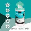 CPAPology EZ-PEAZY CPAP Wipes | 75 Unscented Cotton Wipes Removes Dirt and Debris | Gentle on CPAP Mask and Equipment | Aloe Enhanced (75 Wipes (Pack of 1)) view 3