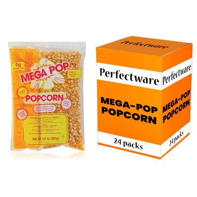 Perfectware 10.6oz Popcorn Portion Packets - Case of 24 Packets