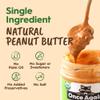 Once Again Organic Crunchy Peanut Butter No Sugar Added - Single Ingredient, Unsalted, Natural Peanut Butter No Palm Oil - Glass Jar, Non-GMO, Gluten Free - Chunky, Unsweetened - 6 Jars, 16 oz view 3