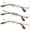 V.W.E. 3 Pairs Men Metal Fully Rimless Rectangular Reading Glasses - 140mm Width Modern Classy Clear Lens Reader (3 Assorted (Silver/Gold/Gunmetal), 2.75, diopters) view 3