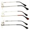 V.W.E. 3 Pairs Men Metal Fully Rimless Rectangular Reading Glasses - 140mm Width Modern Classy Clear Lens Reader (3 Assorted (Silver/Gold/Gunmetal), 2.75, diopters) view 4