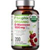 biophix D-Mannose USDA Organic 1500 mg 200 Veggie Caps - Supports a Healthy Bladder Urinary Tract, Non-GMO, Vegan-Friendly view 1