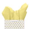 120 Sheets of Ivory/Light Yellow Tissue Paper - 15" x 20" Packing Paper Sheets for Moving - 10lb Wrapping Paper - Newsprint Paper for Packing, Moving Supplies & Protecting Items Crown Display view 4