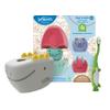 Dr. Brown's Baby and Toddler Toothbrush, Green Dinosaur 1-Pack 1-4 Years, CleanUp Float & Hatch Dino Eggs Bath Toy, 6m+, Dino-Soft Baby Bath Spout Cover, BPA Free, Certified Plastic Neutral view 1