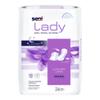 Seni Lady Overnight Pads, Ultimate Long Overnight Incontinence Bladder Control Pads with Adhesive Strip, 26 Count (1 Pack of 26), Discrete Bladder Protection for Women view 1