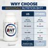 Wholesale Nutrition BHT - 250mg Potent Antioxidant - Non-GMO, Gluten-Free - Enhance Oil/Fat Preservation - Pure Butylated Hydroxytoluene for Foods/Oils - 180 Capsules view 4