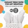 Crown Display White Tissue Paper for Gift Bags White Tissue Paper Bulk 17 GSM - 120 Sheets 20" X 30" 10lb Newsprint for Packing, Birthday Gift Box Filler, Packing Supplies for Moving Supplies view 3
