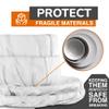 Crown Display White Tissue Paper for Gift Bags White Tissue Paper Bulk 17 GSM - 120 Sheets 20" X 30" 10lb Newsprint for Packing, Birthday Gift Box Filler, Packing Supplies for Moving Supplies view 4
