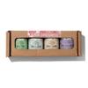 J.T. Copper Barista Syrup Box  4-Pack Sampler (2 oz Each)  Single Origin Chocolate, Vanilla Bean, Amber Caramel & Sweet Mint  Handcrafted in Floyd, VA  Includes Recipe Card view 1