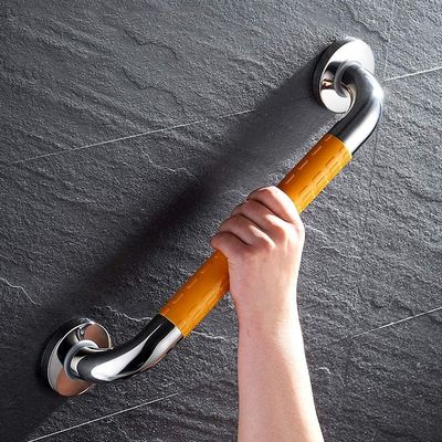 XXSLY Grab Bars 304 Stainless Steel Safety Handrail Elderly Children Handle Slip Non-Slip Handle Suitable Bathroom Kitchen,White,480MM (Color : Natural, Size : 680MM)