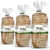 Dr. B's Wilbur Five Flour Multigrain Bread | 1g Net Carbs & 7g Protein | Low Calorie, Vegan, Sugar Free | Fresh, Sliced, Keto & Low Carb Bread Loaf (3 Pack (16 oz), Sesame) view 1